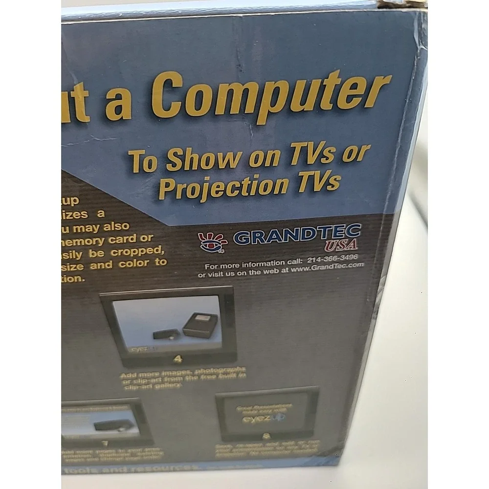 Eyezup by Grandtec- Video presentation‎ system-No computer needed-NEW IN BOX